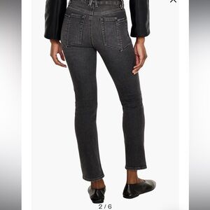 Good American Black Skinny Jeans Sleek Fit